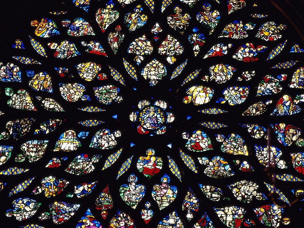 Sainte Chapelle Stained Glass Rosary, Paris, France